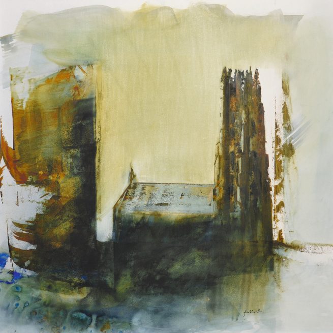 De Fribourg, aquarelle, 140 x 140